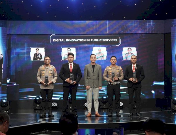 Terus Berinovasi, Polresta Sidoarjo Terima 4 Piala Penghargaan Digital Innovation Awards 2026